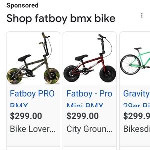 COPY - Fat Boy BMX bike